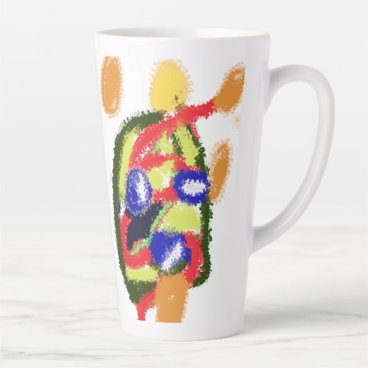 Tasse Latte joie de Noël (Droite)