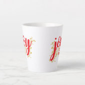 Tasse Latte Joie de Noël (Devant)