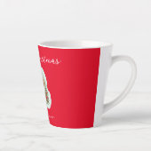 Tasse Latte Joli chiot de Noël (Droite)