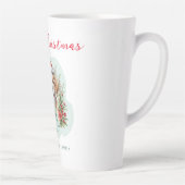 Tasse Latte Joli chiot de Noël (Droite)