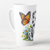 Tasse Latte Joli(e) ami(e) dalmate/papillon (Angle gauche)