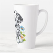 Tasse Latte Joli(e) ami(e) dalmate/papillon (Droite)