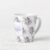 Tasse Latte Joli floral (Angle droit)