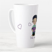 Tasse Latte Joli garçon Kiss (Angle gauche)