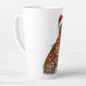 Tasse Latte Joli Golden Retriever Chien Funny Noël cadeau de v (Angle gauche)