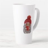 Tasse Latte Joli hérisson (Angle droit)