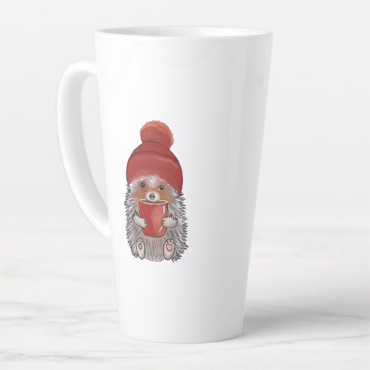 Tasse Latte Joli hérisson (Angle gauche)