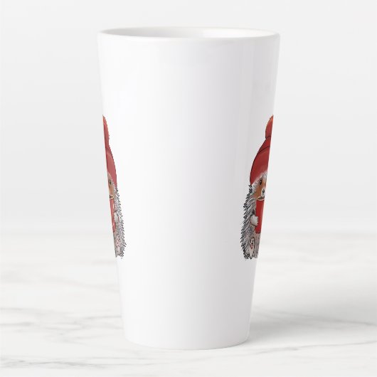 Tasse Latte Joli hérisson (Devant)