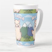 Tasse Latte Joli lama  (Angle droit)