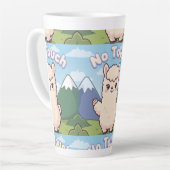 Tasse Latte Joli lama  (Angle gauche)