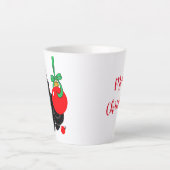 Tasse Latte Joli Noël Kitten (Devant)