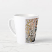 Tasse Latte Joli Peacock Pink Gold Noël (Angle gauche)