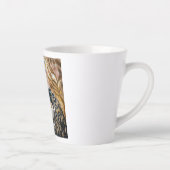 Tasse Latte Joli Peacock Pink Gold Noël (Droite)