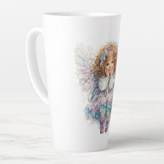 Tasse Latte Joli Petit Ange  (Angle gauche)