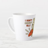 Tasse Latte Joli Petit Lapin Tenant Sa Carotte (Angle gauche)