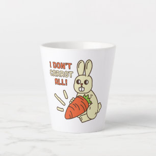 Tasse Latte Joli Petit Lapin Tenant Sa Carotte