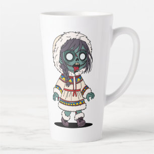 Tasse Latte Jolie Fille Inuit Zombie