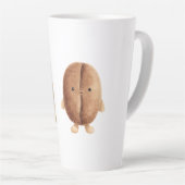 Tasse Latte Jolie Grain de Café (Angle droit)