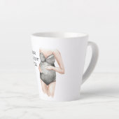Tasse Latte Jolie Romantique Grossesse Femme Cadeau Avec Citat (Angle droit)
