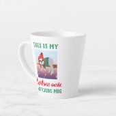 Tasse Latte Jolie Sloth Christmas Regarder (Angle gauche)