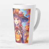 Tasse Latte Jolie Sorcière d'Halloween Anime (Angle droit)