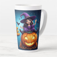 Jolie Sorcière Fille Citrouille Halloween 🎃
