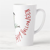 Tasse Latte Jolie sorcière sur son balai Halloween LM (Droite)