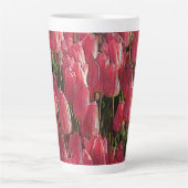 Tasse Latte Jolie tulipe rose (Devant)
