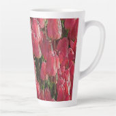 Tasse Latte Jolie tulipe rose (Droite)