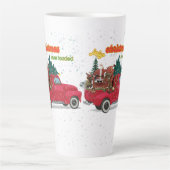 Tasse Latte Jolly Christmas Overloaded Truck (Devant)