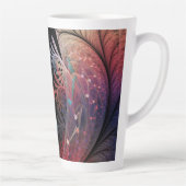 Tasse Latte Jonglage Abstrait Art moderne Imaginaire fractal (Droite)