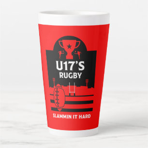 Tasse Latte Joueur De Rugby junior U17