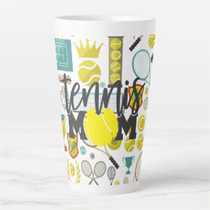 Tasse Latte Joueur de tennis