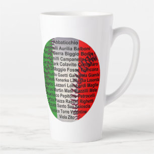 Tasse Latte Joueur Italien Américain De Baseball