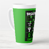 Tasse Latte Joueurs De Basket Junior (Angle gauche)