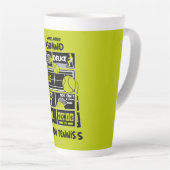 Tasse Latte Joueurs De Tennis En Fauteuil Roulant (Angle droit)