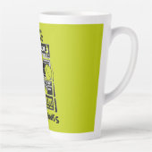 Tasse Latte Joueurs De Tennis En Fauteuil Roulant (Droite)