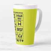 Tasse Latte Jour d'appréciation de l'employé (Angle droit)