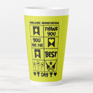 Tasse Latte Jour d'appréciation de l'employé