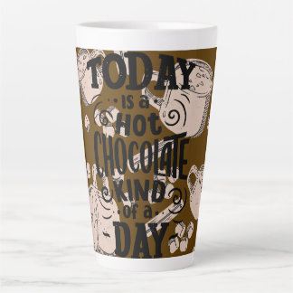 Tasse Latte Jour de Chocolat Chaud