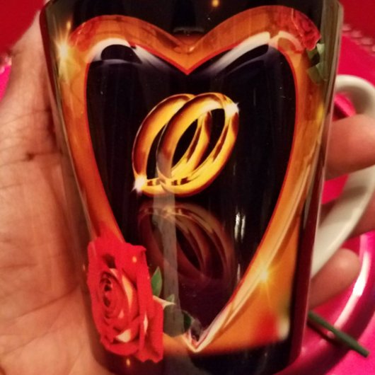 Tasse Latte Jour de mariage de l'amour vrai