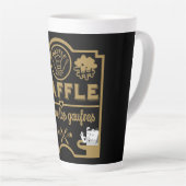 Tasse Latte Jour des gaufres (Angle droit)
