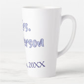 Tasse Latte journee d'appréciation des professeurs mrs anderso (Droite)