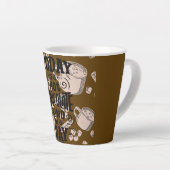 Tasse Latte Journée de Chocolat Chaud (Angle droit)