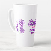TASSE LATTE JOURNÉE DE LA TERRE HEUREUSE (Angle gauche)