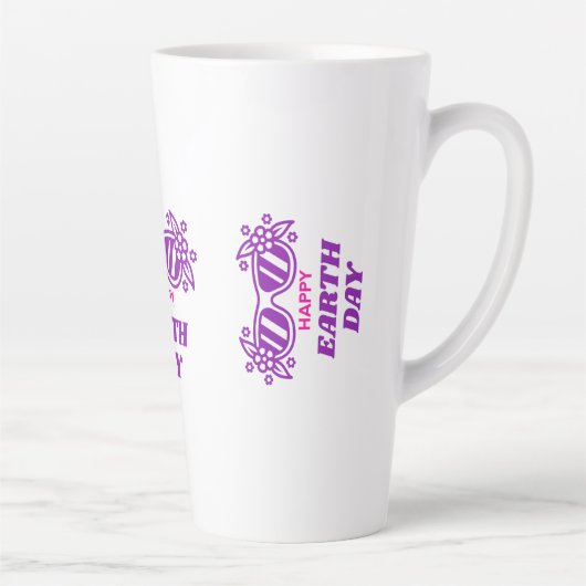 TASSE LATTE JOURNÉE DE LA TERRE HEUREUSE (Droite)