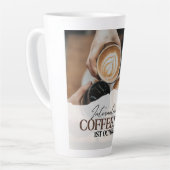 Tasse Latte Journée internationale du café+ (Angle gauche)