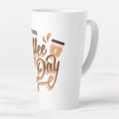 Tasse Latte Journée internationale du café (Angle droit)