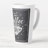 Tasse Latte Journée internationale du café (Angle droit)