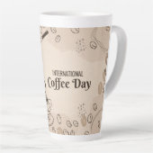 Tasse Latte Journée internationale du café+ (Angle droit)